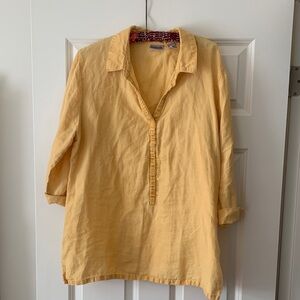 Chico's Yellow Tunic Top